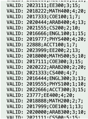 Full Run Validation